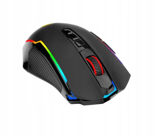 Mysz gamingowa Redragon M914 RGB Nix Czarna bezprzewodowa