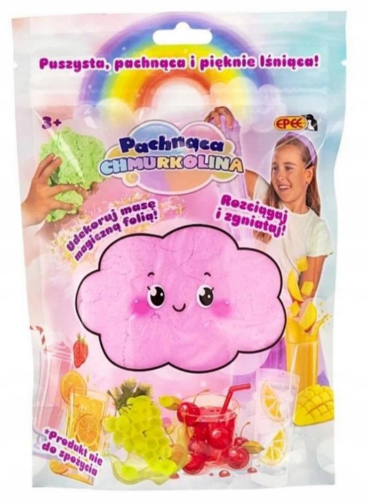 Chmurkolina pachnąca z magiczną folią różowa