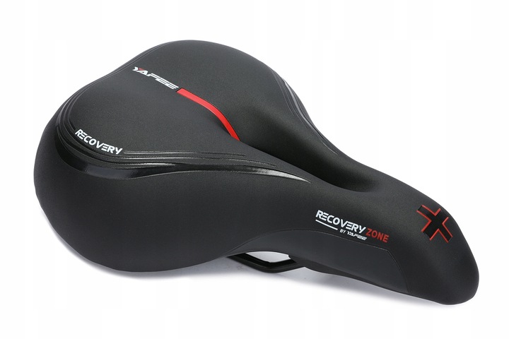MIĘKKIE SIODEŁKO ROWEROWE RECOVERY ZONE LAMPKA LED