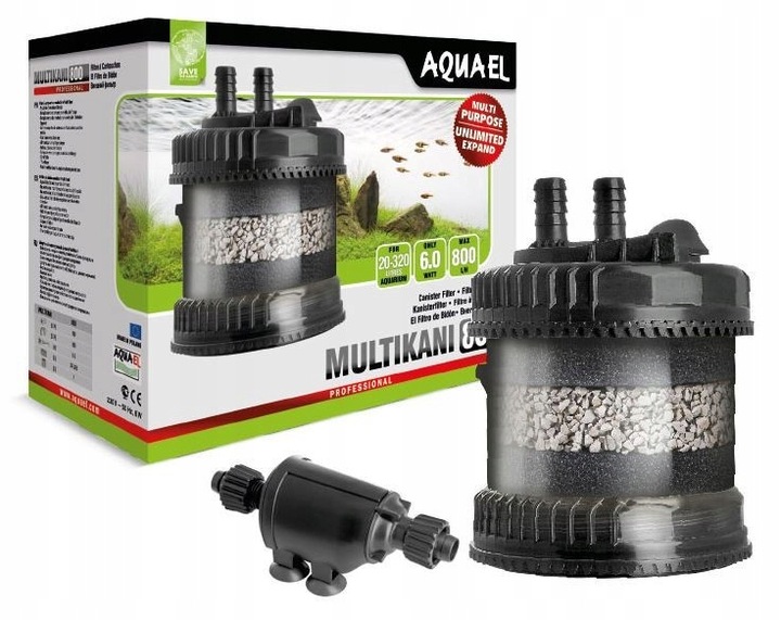 AQUAEL MULTIKANI 800 FILTR ZEWNĘTRZNY DO AKWARIUM