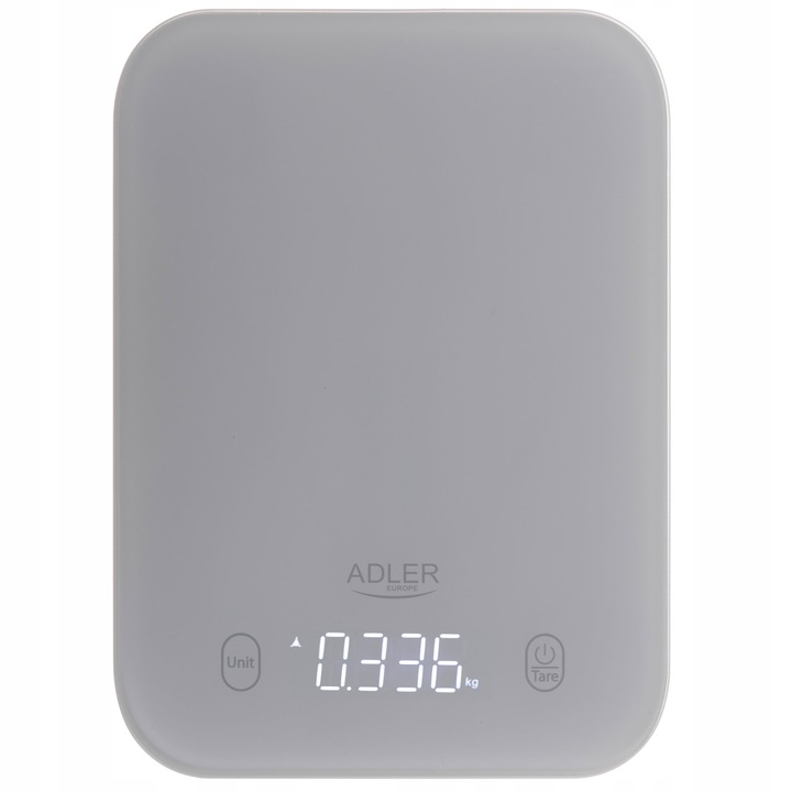 ELEKTRONICZNA WAGA KUCHENNA do 10 Kg PLATFORMA z HARTOWANEGO SZKŁA