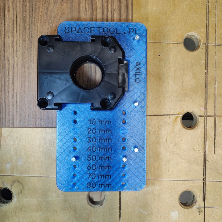 Przymiar, szablon do trasowania nóżek HAFELE AXILO precyzyjny bez