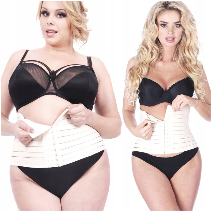 Orirose PAS gorset mocno WYSZCZUPLAJĄCY brzuch talię poporodowy Z REGULACJĄ