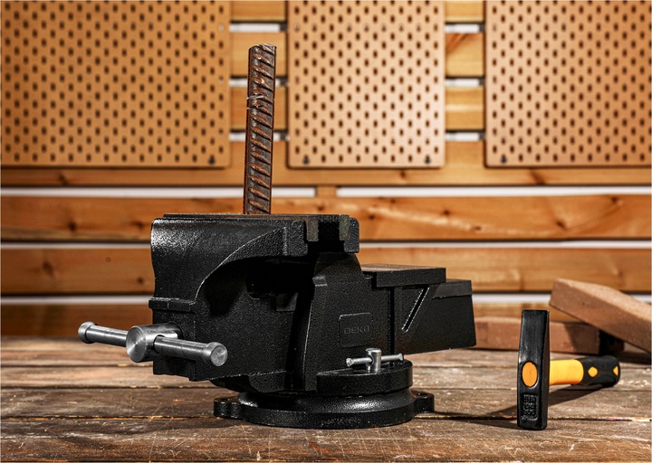 IMADŁO ŚLUSARSKIE OBROTOWE Z KOWADŁEM 140 MM 10 KG ŻELIWNE DEKO