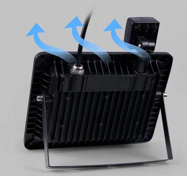 HALOGEN Z CZUJNIKIEM NAŚWIETLACZ LAMPA LED 50W 4500lm IP66 NEUTRALNY