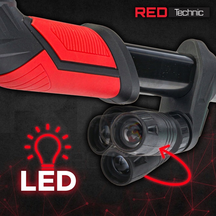 Szlifierka Do Gładzi GIPSU Tynku Żyrafa LED z Wysięgnikiem Bezpyłowa 2