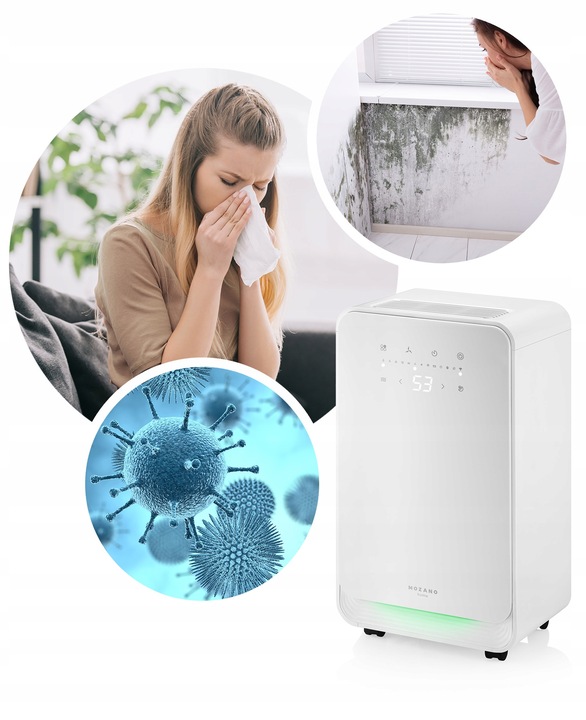 OSUSZACZ POWIETRZA 12L/24H POCHŁANIACZ WILGOCI + TIMER WIFI