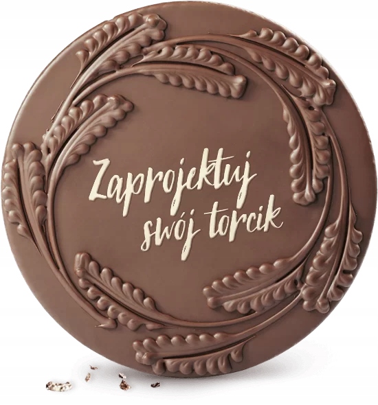 Personalizowany prezent Torcik Wedlowski z własną dedykacją/wzorem E.Wedel