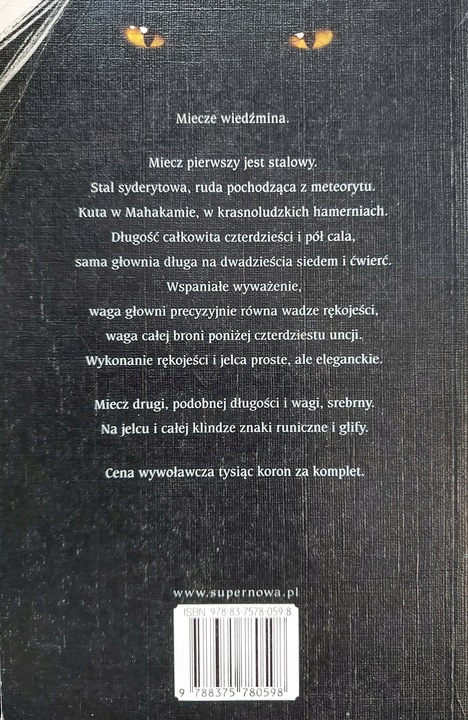 WIEDŹMIN tom 8 SEZON BURZ Andrzej Sapkowski