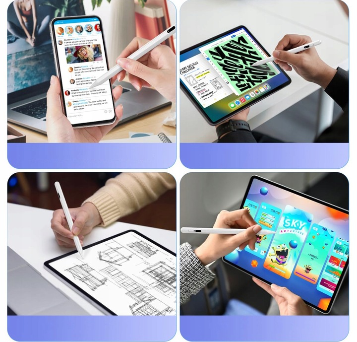 MAGNETYCZNY RYSK APPLE OŁÓWEK RYSK DOTYKOWY IPAD/IPHONE/ANDROID/IOS