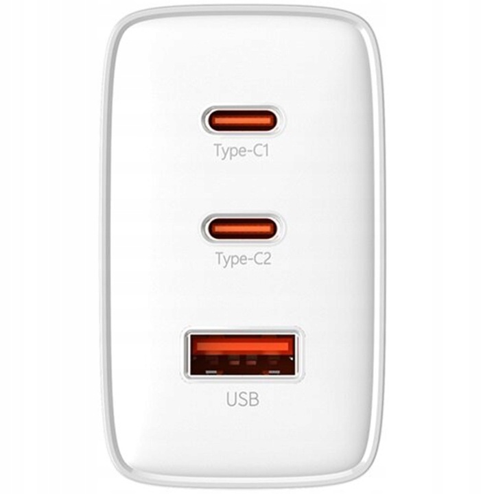 Ładowarka sieciowa Baseus USB-C USB 65W do telefonu, komputera / szybka
