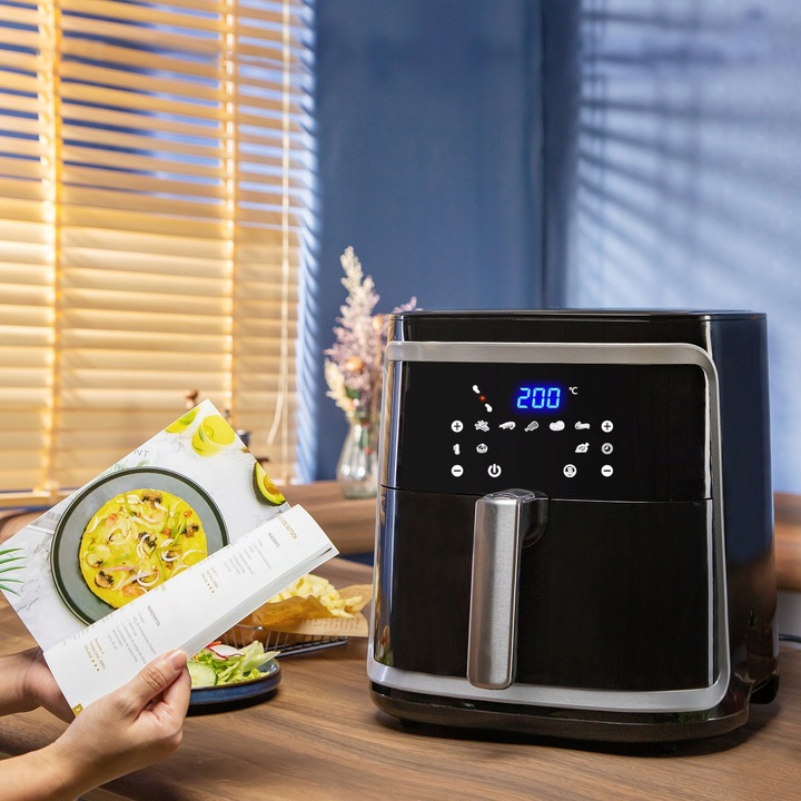 Frytkownica Beztłuszczowa XXL Aigostar Cube Air Fryer 1900W 7L
