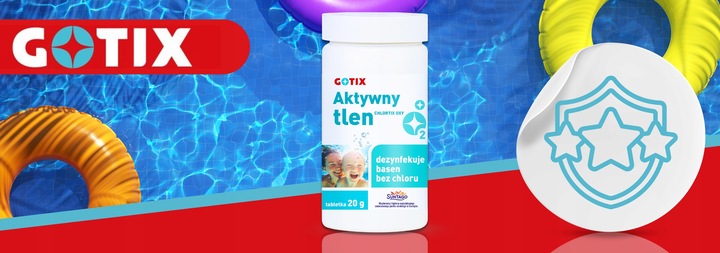 Aktywny Tlen do Basenu Jacuzzi SPA Chemia Basenowa bez Chloru Tabletki