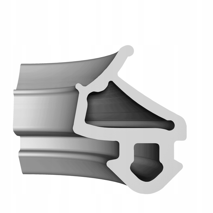 10mb S-1127 SZARA Uszczelki Okienne Uszczelka Okienna Do Okna Okien