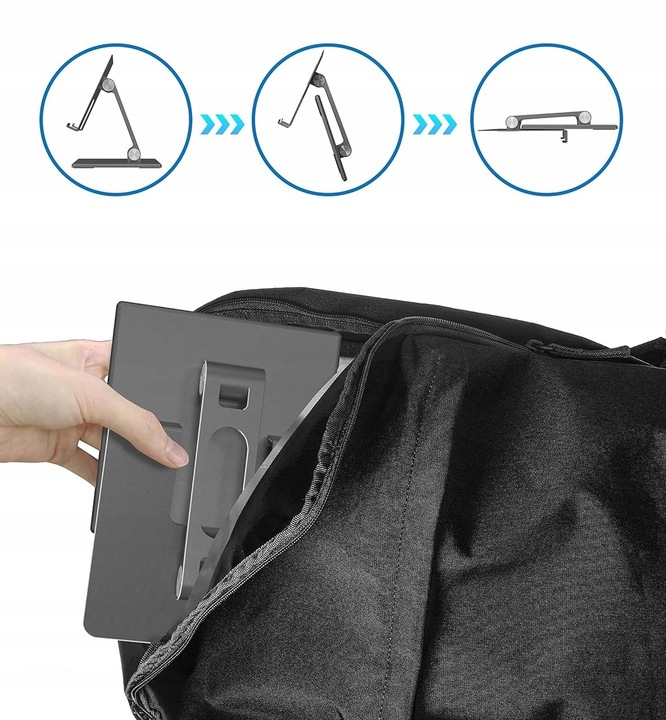 MOCNY Stojak podstawka uchwyt pod tablet na telefon regulowana na biurko GR