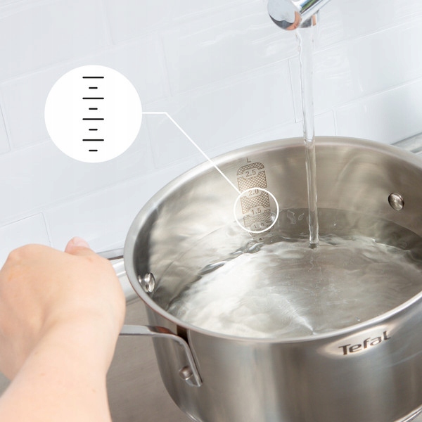 Komplet garnków Duetto patelnia pokrywki 10el