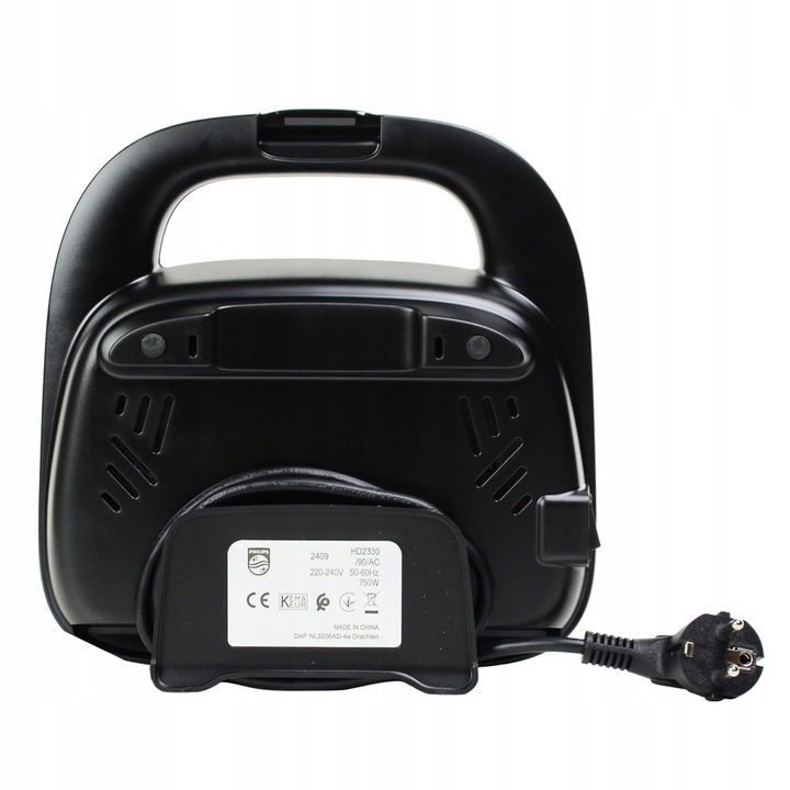 Opiekacz PHILIPS HD2330/90 Seria 3000 DO KANAPEK PANINI 750W czarny