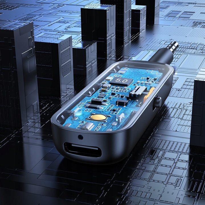 UGREEN ODBIORNIK NADAJNIK BLUETOOTH 5.0 2W1 AUDIO AUX Z MINI JACK