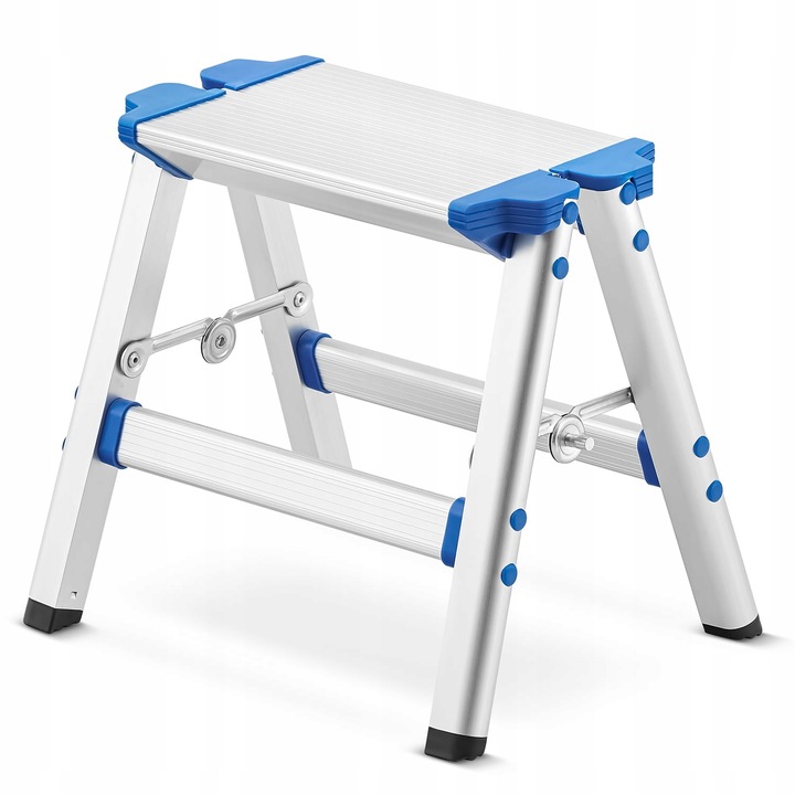 Drabina domowa stołek schodek podest stopień składany HIGHER ML-401A