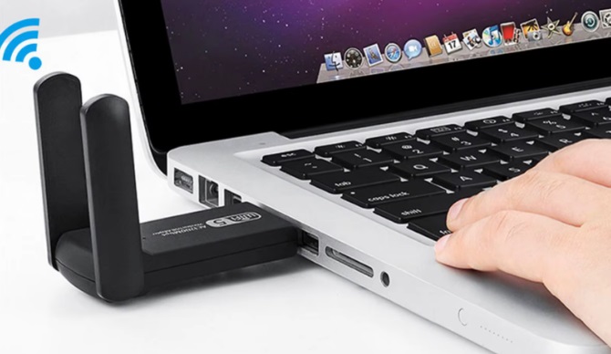 ADAPTER WI-FI KARTA SIECIOWA USB 3.0 1300Mbps ANTENA ZEWNĘTRZNA WIFI