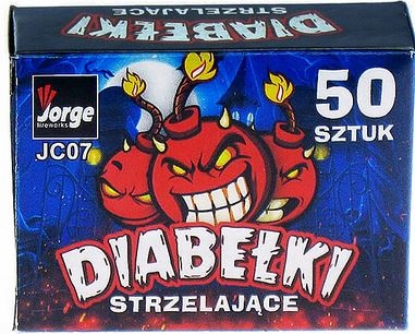 20x KAPISZONY HUKOWE SPŁONKA 8 STRZAŁÓW DO PISTOLETU 1440 STRZAŁY +DIABEŁKI