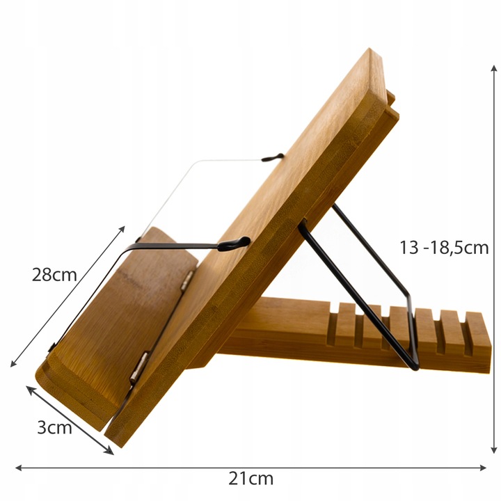 Stojak Podstawka na Książkę Podpórka pod Tablet