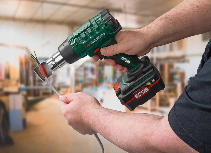 PARKSIDE Opalarka akumulatorowa + walizka akcesoria MOCNA PHLGA 20-Li