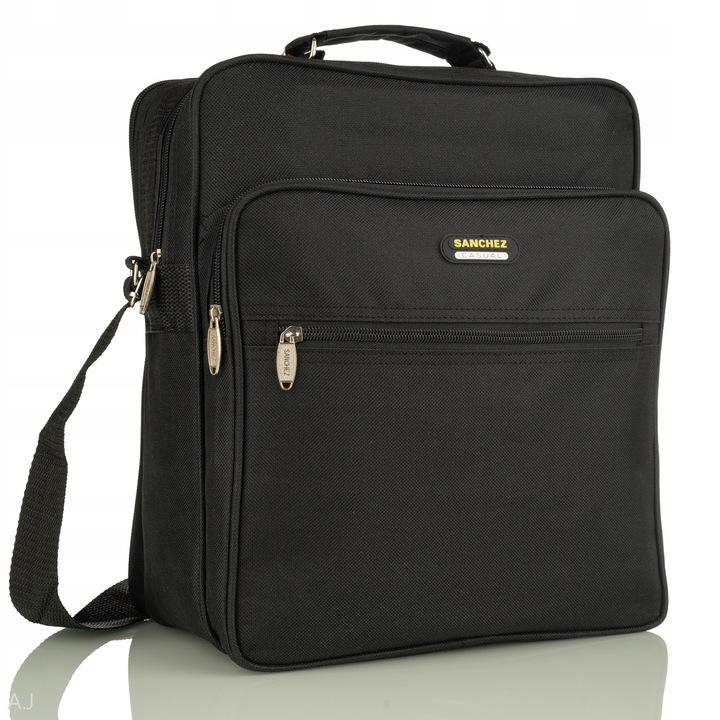 Torba męska z nylonu Sanchez czarna