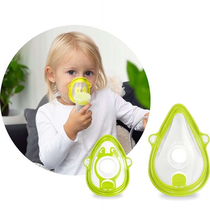 NEBULIZATOR ZESTAW DO NEBULIZACJI INHALACJI 2 MASKI NOVAMA FAMILINO RF8 EVO