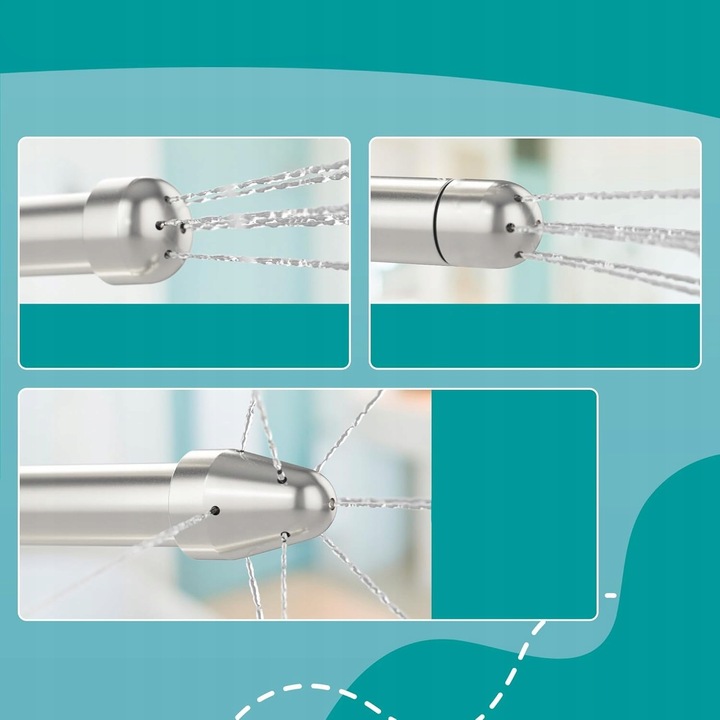 Zestaw do lewatywy irygator do węża prysznicowego x3 koncowka wlewnik worek