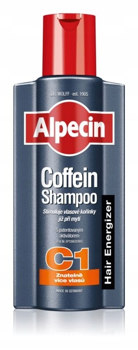 Alpecin Coffein Shampoo C1 250 ml dla mężczyzn Szampon do włosów
