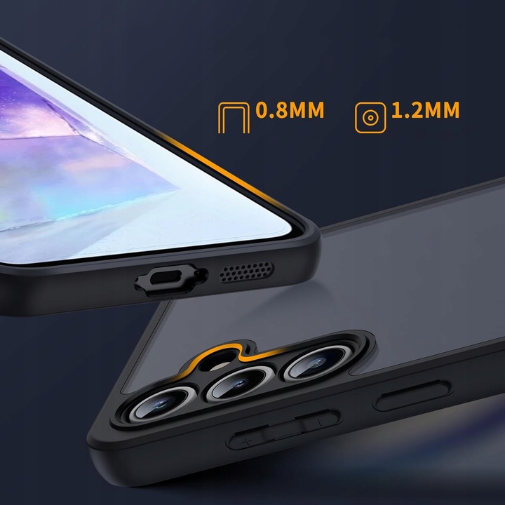 Etui do SAMSUNG S24 FE + 2x SZKŁO PREMIUM MATTE CASE WZMACNIANE 360° MATOWE