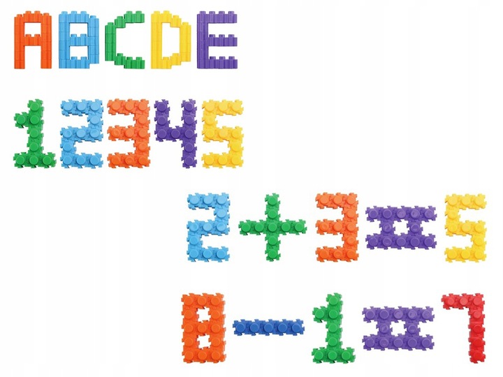 Klocki KONSTRUKCYJNE MAŁYCH GENIUSZY 685 el. BOX + walizka