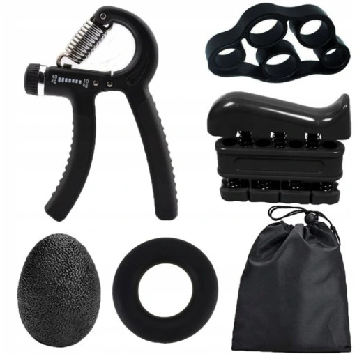 ŚCISKACZ DO RĄK TRENER DŁONI PALCÓW ZESTAW REHABILITACJYJNY REGULACJA