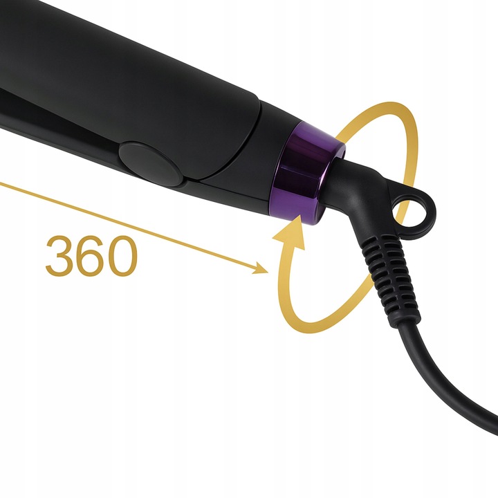 Prostownica do włosów ceramiczna 2w1 Kręci Loki LED Szybkie