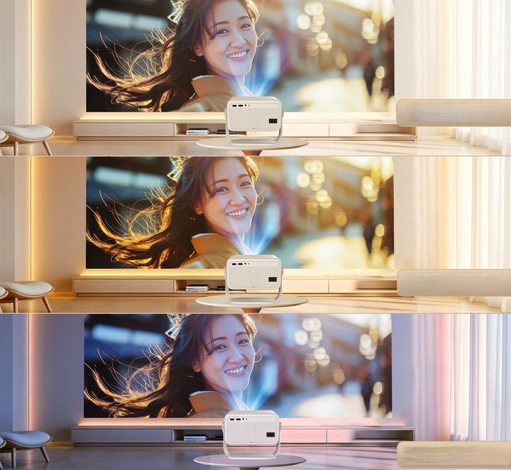 Projektor MAGCUBIC L018 4K 1080p Android TV WiFi Głośnik Bluetooth LED