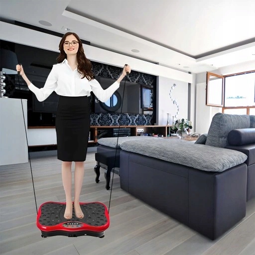 Platforma Wibracyjna Do Ćwiczeń Masażer Vibro Slim Wyszczuplająca + Pilot