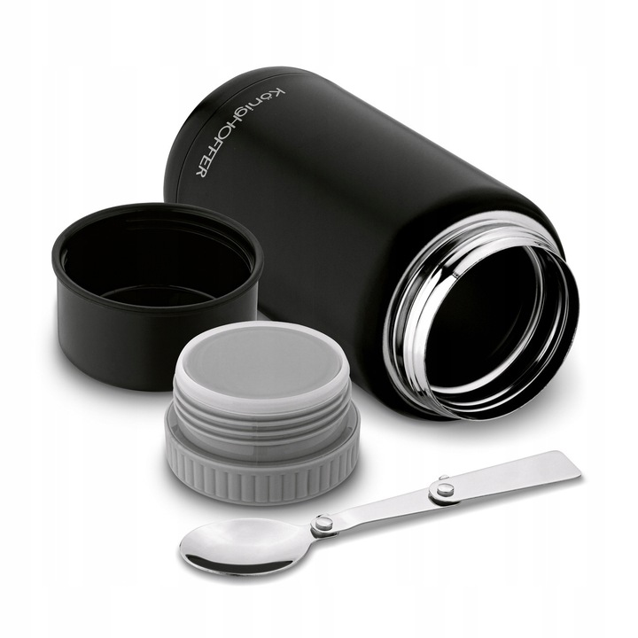 TERMOS NA ZUPĘ Próżniowy OBIADOWY ŁYŻKA Turystyczny Konighoffer Alpha 750ml