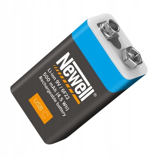 Bateria 9V R9 Z Wbudowanym USB-C Newell 500mAh