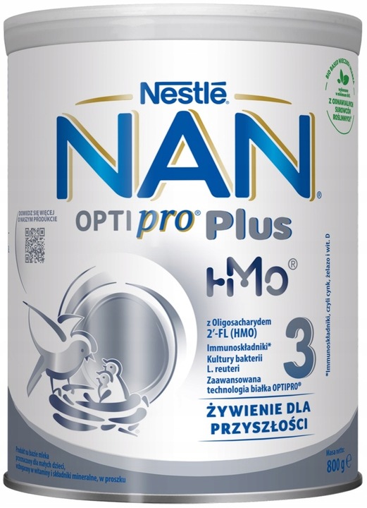 MLEKO w puszce NESTLE NAN OPTIPRO PLUS 3 800g