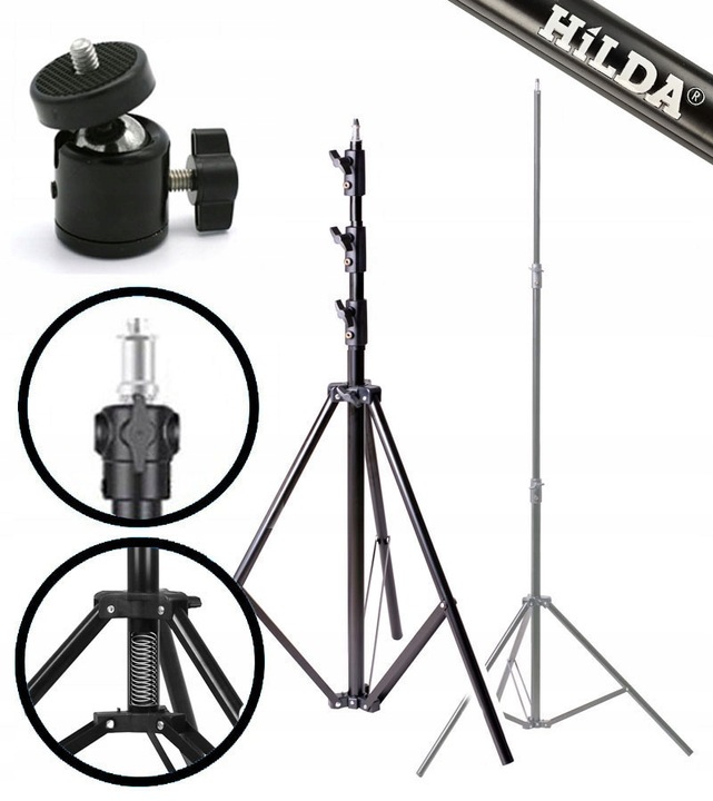 STATYW DO LASERA TRIPOD 4 M POZIOMIC LASEROWEJ STABILNY WYSOKI