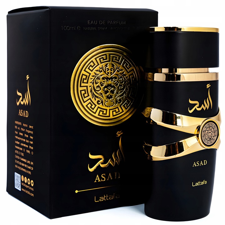 Lattafa Asad 100 ml EDP męska czarna woda perfumowana arabska
