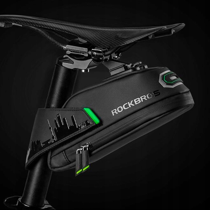 ROCKBROS SAKWA ROWEROWA NA ROWER POD SIODEŁKO TORBA 1,5l TORBA POJEMNA DUŻA
