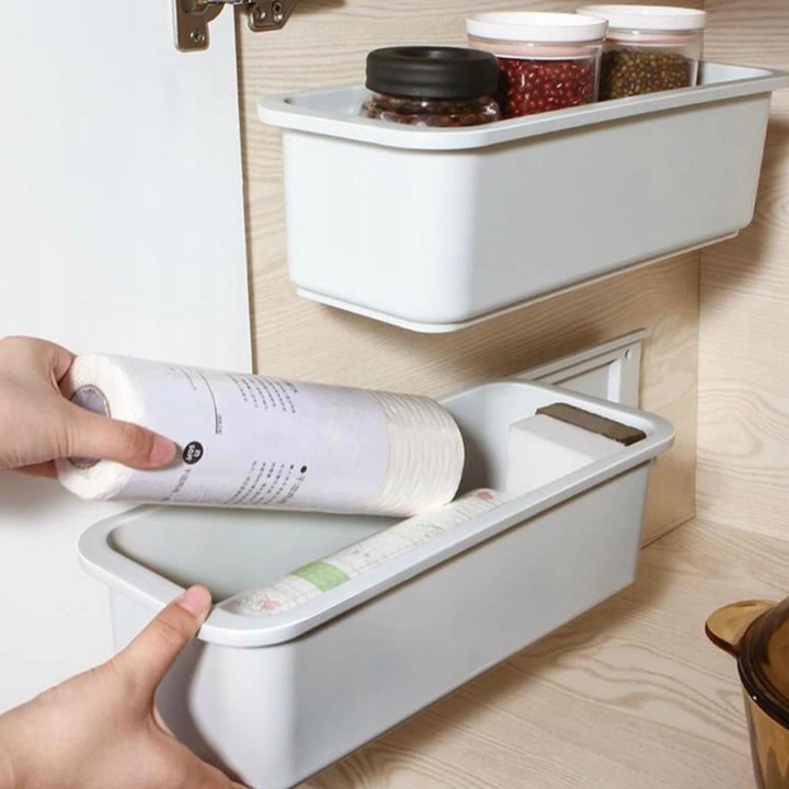 Organizer pod zlew do Szafki kuchennej Pojemnik Wysuwany prowadnica