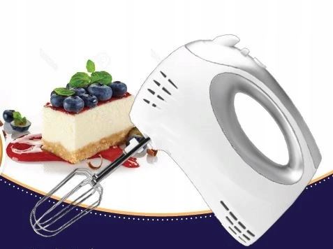 Mikser ręczny kuchenny HM-2019 Łucznik 300W MOCNY TURBO 5 TRYBÓW