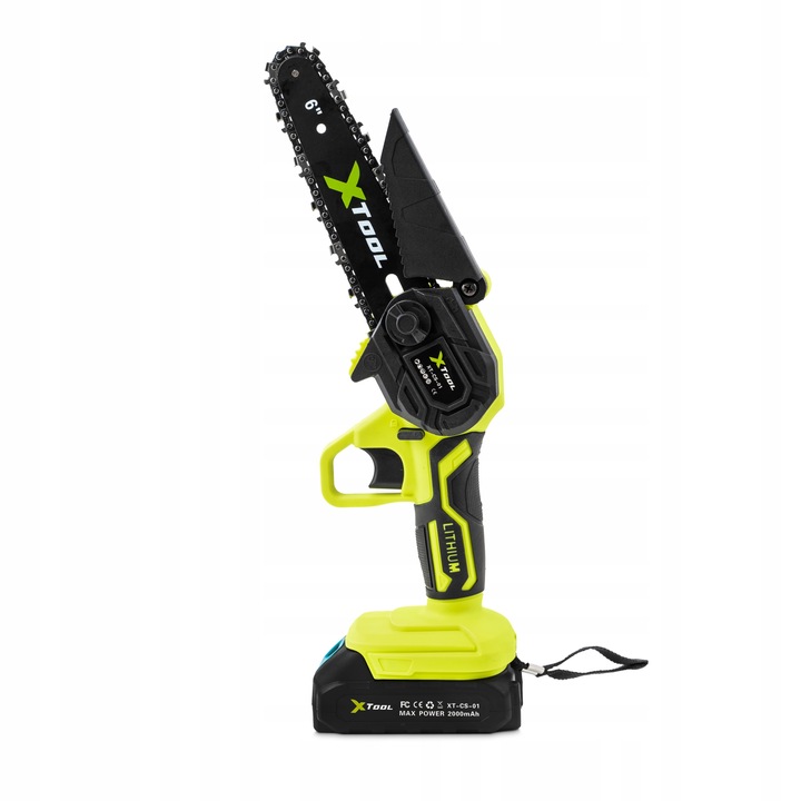 PIŁA AKUMULATOROWA ŁAŃCUCHOWA DO GAŁĘZI PILARKA RĘCZNA 6" 2x AKU