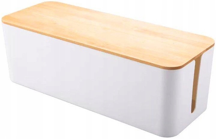 Elegancki POJEMNIK ORGANIZER schowane kable listwy