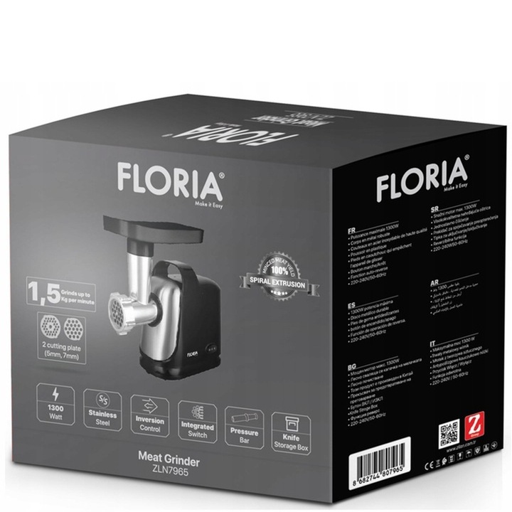 MASZYNKA DO MIELENIA MIĘSA ELEKTRYCZNA REWERS 3 SITA KIEŁBASY KEBBE