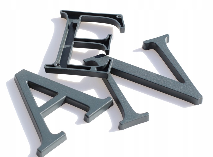 numer domu. numer na dom. cyfry na dom. tablica na dom. 3D premium grafit 1