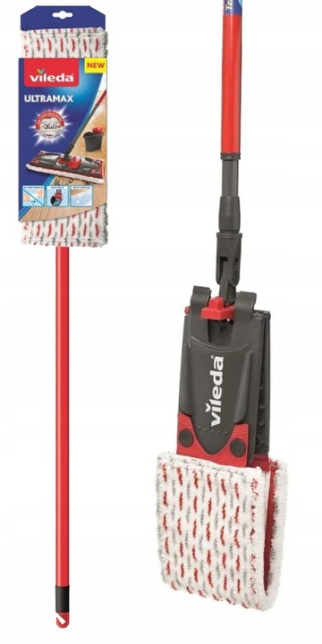ULTRAMAX VILEDA mop płaski z drążkiem teleskopowym